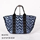 quilted puffer tote bag